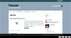 Desktop Screenshot of crizza.com